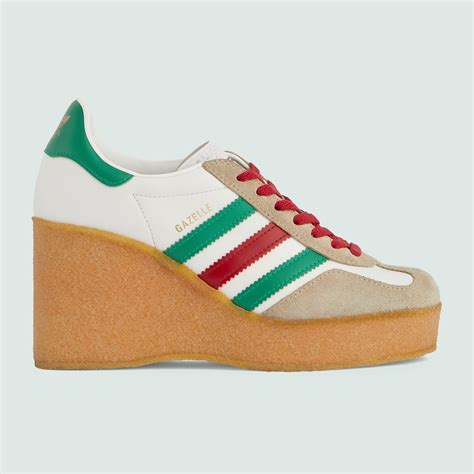 gucci adidas wedge sneakers|adidas x gucci gazelle sneakers.